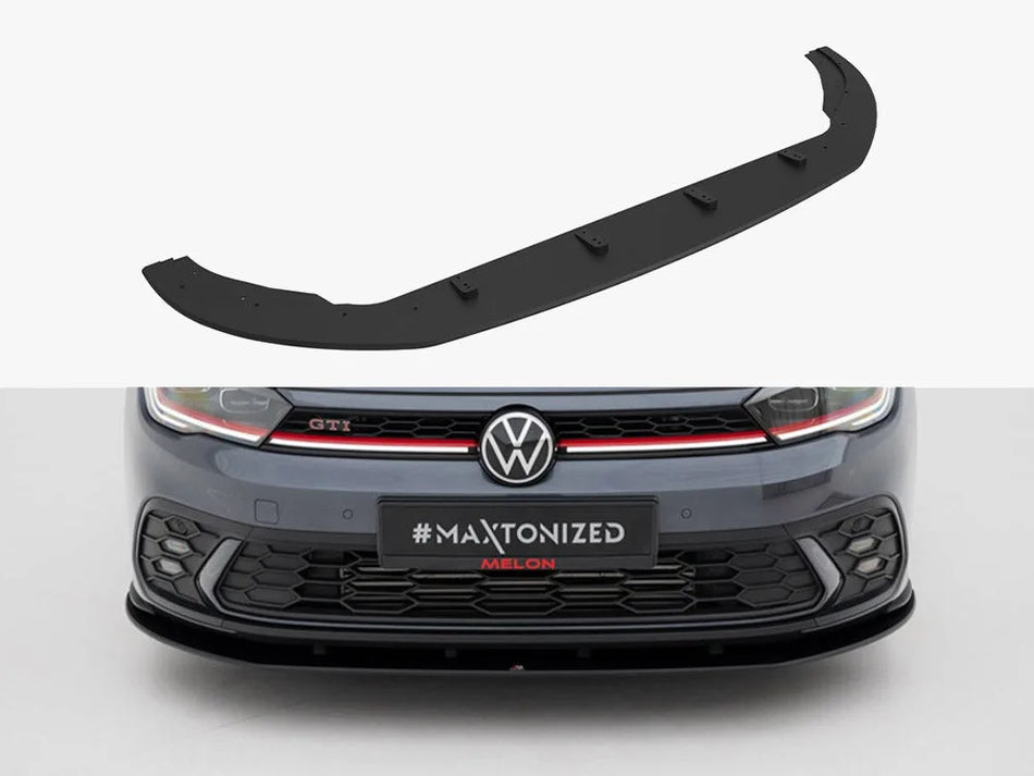 Maxton Street PRO Front Splitter Volkswagen Polo GTI Mk6 Facelift