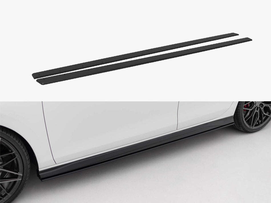 Maxton Street PRO Side Skirts Diffusers V.2 Volkswagen Golf GTI / GTE / GTI Clubsport / R-Line Mk8