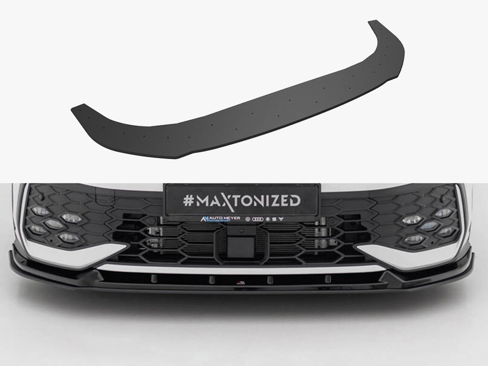Maxton Street PRO Front Splitter V.2 Volkswagen Golf GTI / GTE / R-Line Mk8 Facelift
