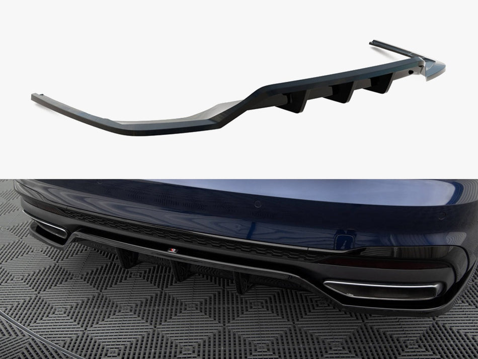 Maxton Rear Splitter (Vertical Bars) V.2 Audi A4 S-Line B9 Facelift