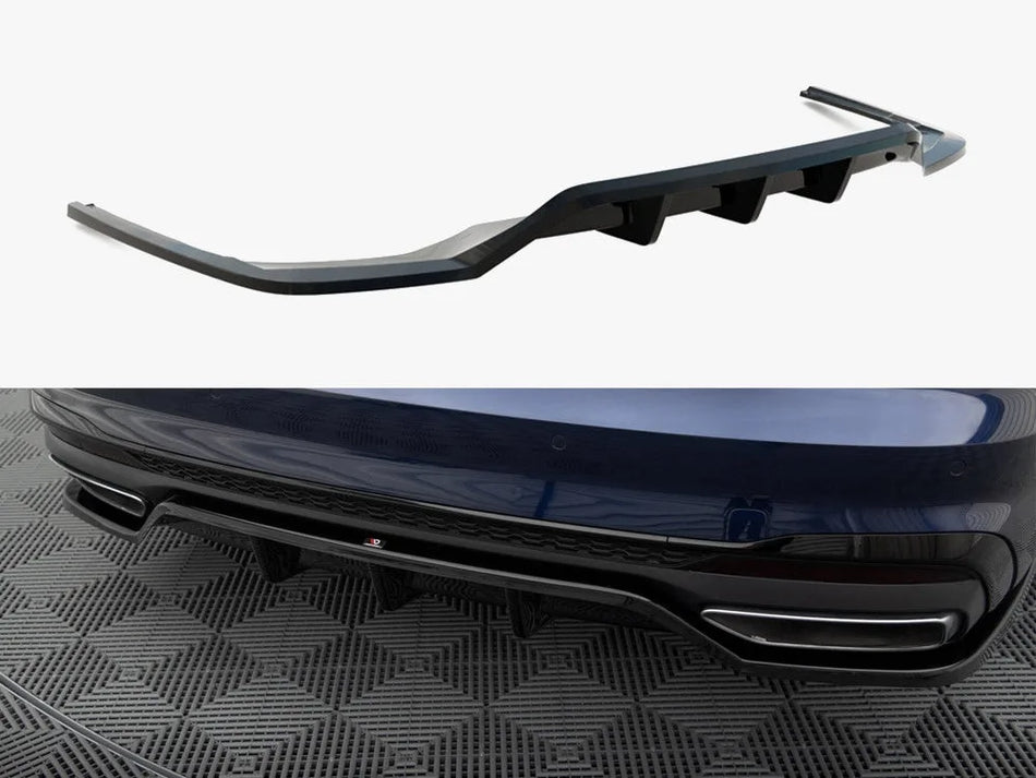 Maxton Rear Splitter (Vertical Bars) V.2 Audi A4 S-Line B9 Facelift