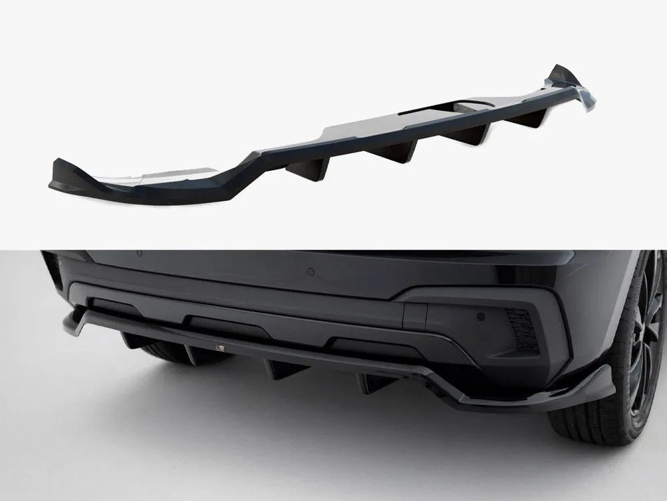 Maxton Rear Splitter (Vertical Bars) Skoda Kamiq Monte Carlo Mk1 Facelift