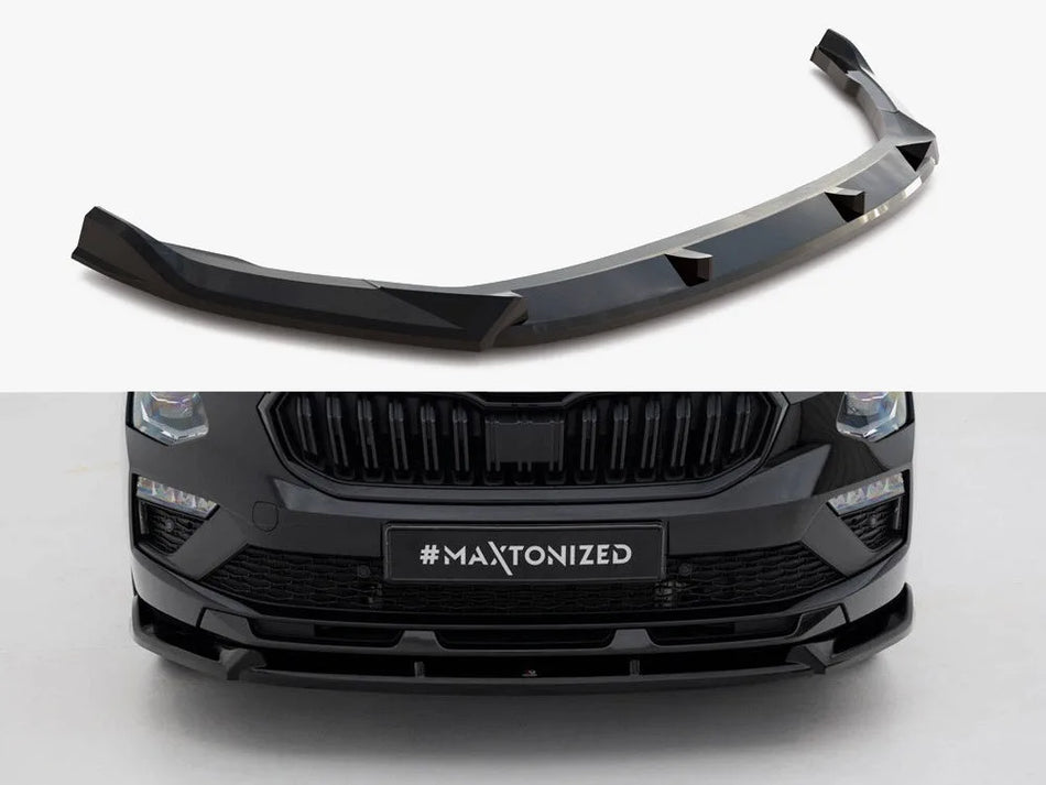 Maxton Front Splitter V.2 Skoda Kamiq Monte Carlo Mk1 Facelift