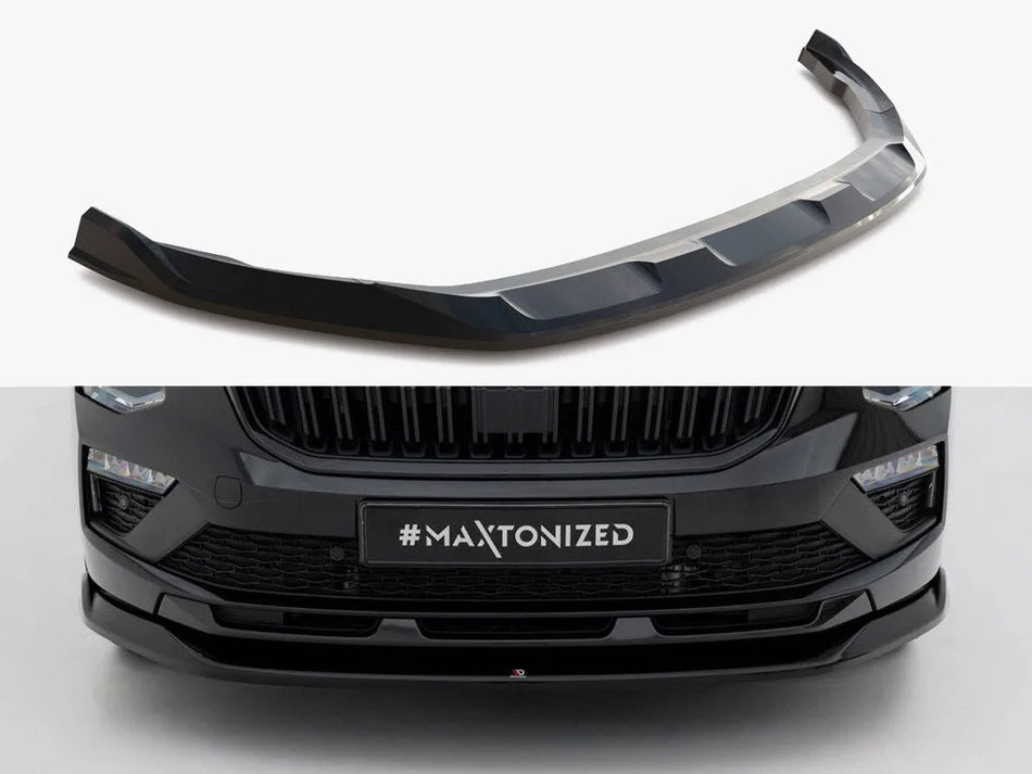 Maxton Front Splitter V.1 Skoda Kamiq Monte Carlo Mk1 Facelift