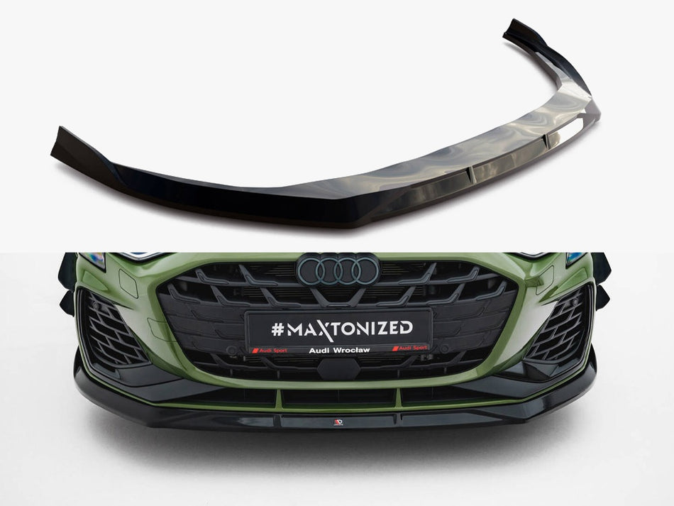 Maxton Front Splitter V.3 Audi S3 Sportback / A3 S-Line Sportback 8Y Facelift
