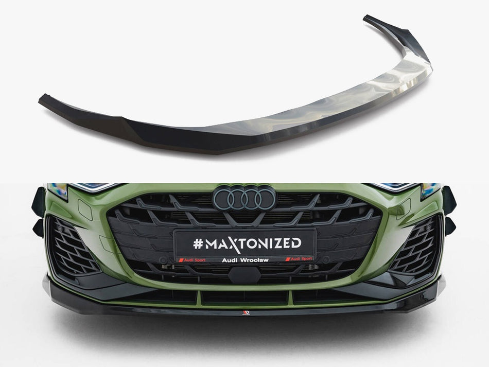 Maxton Front Splitter V.2 Audi S3 Sportback / A3 S-Line Sportback 8Y Facelift