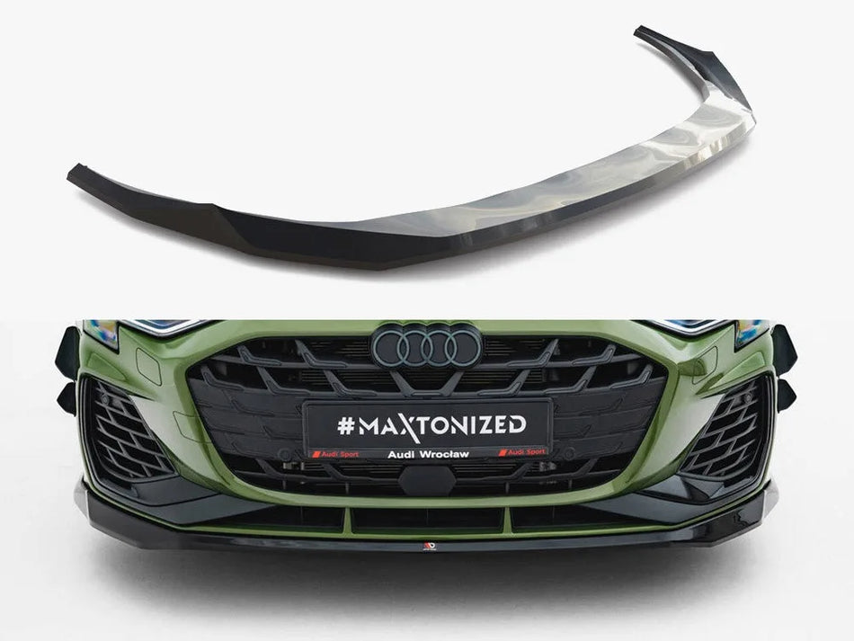 Maxton Front Splitter V.2 Audi S3 Sportback / A3 S-Line Sportback 8Y Facelift