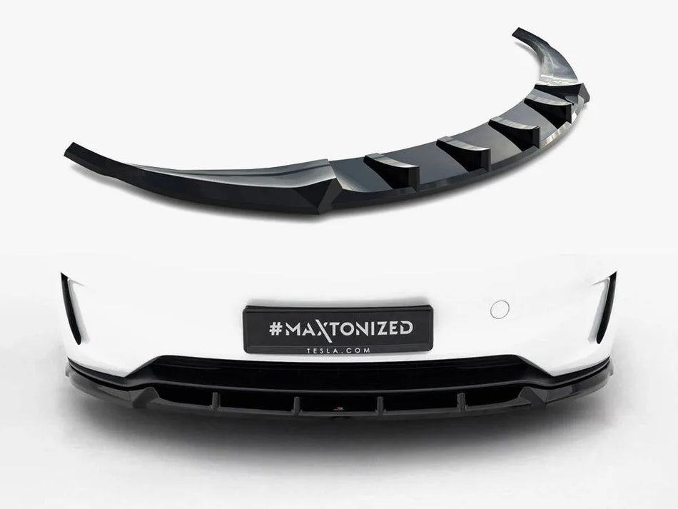 Maxton Front Splitter V.2 Tesla Model 3 Performance Mk1 Facelift