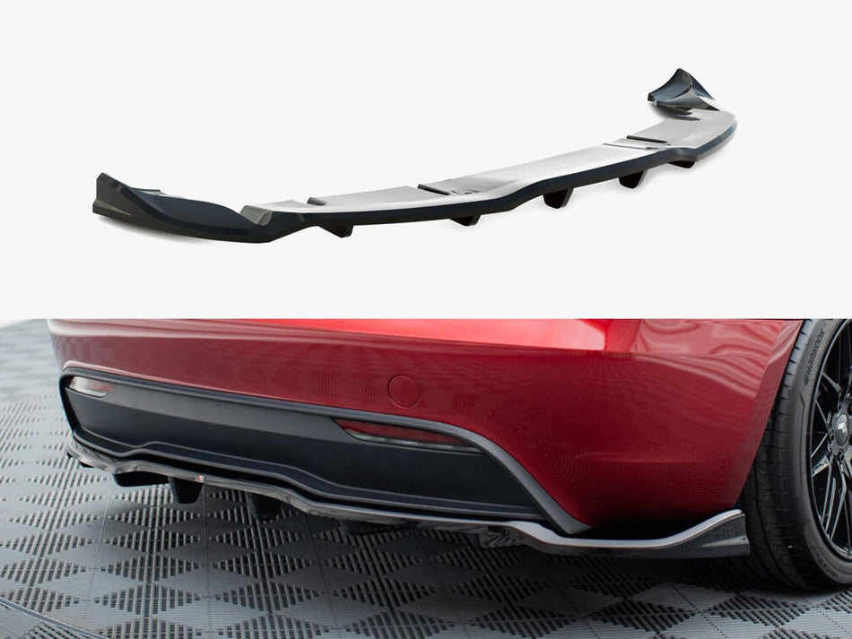 Maxton Rear Splitter (Vertical Bars) V.2 Tesla Model 3 FL Project Highland