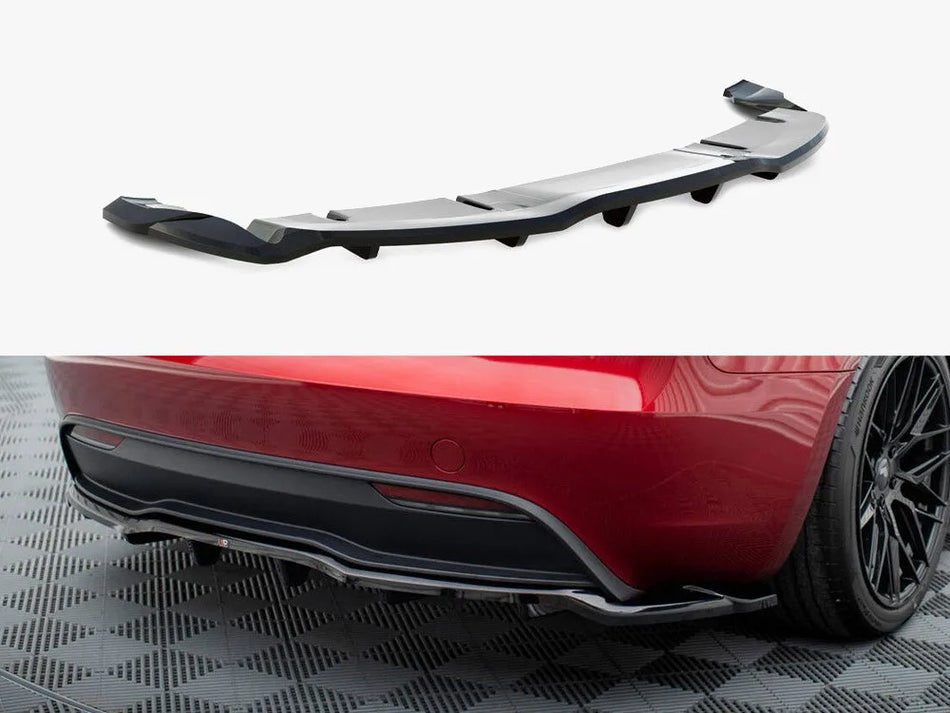 Maxton Rear Splitter (Vertical Bars) V.1 Tesla Model 3 FL Project Highland