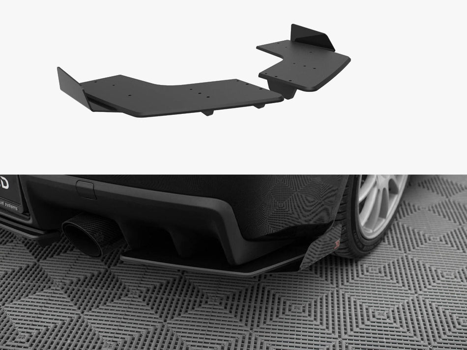 Maxton Street Pro Rear Side Splitters + Flaps Mitsubishi Lancer EVO X