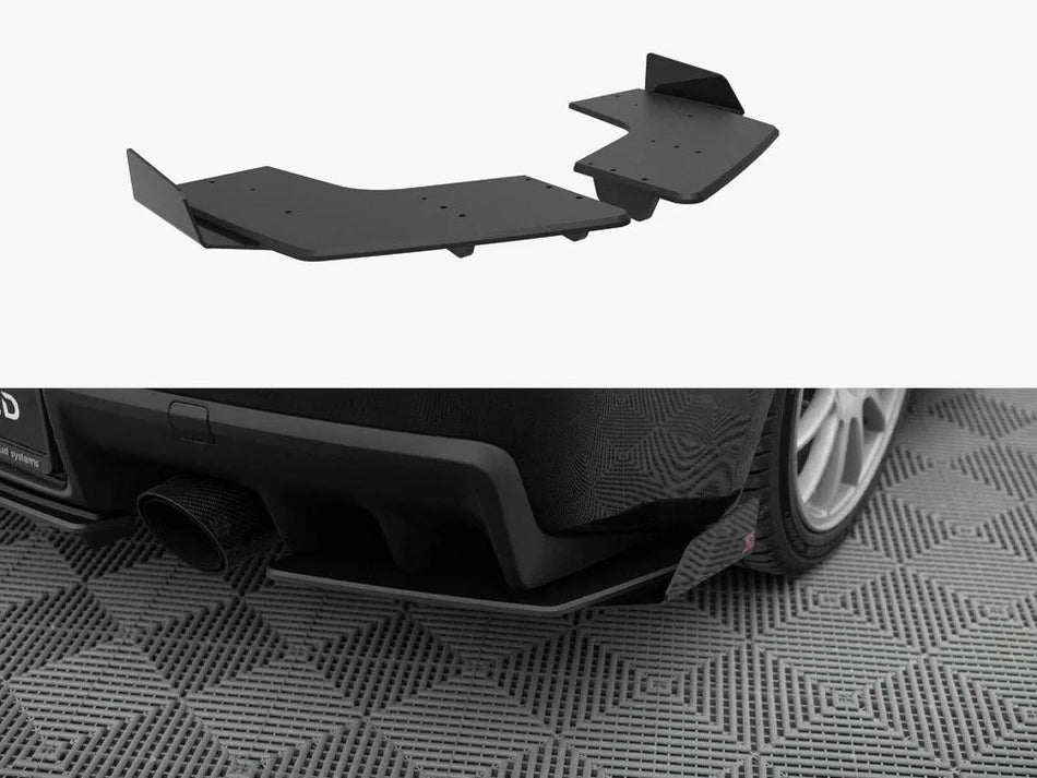 Maxton Street Pro Rear Side Splitters + Flaps Mitsubishi Lancer EVO X