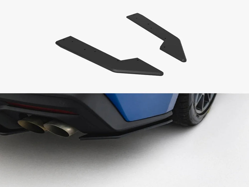 Maxton Street Pro Rear Side Splitters Ford Mustang GT Mk7