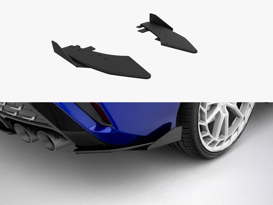 Maxton Street Pro Rear Side Splitters + Flaps Audi S3 Sedan 8Y Facelift