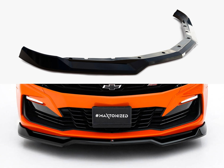 Maxton Front Splitter V.1 Chevrolet Camaro SS Mk6 Facelift