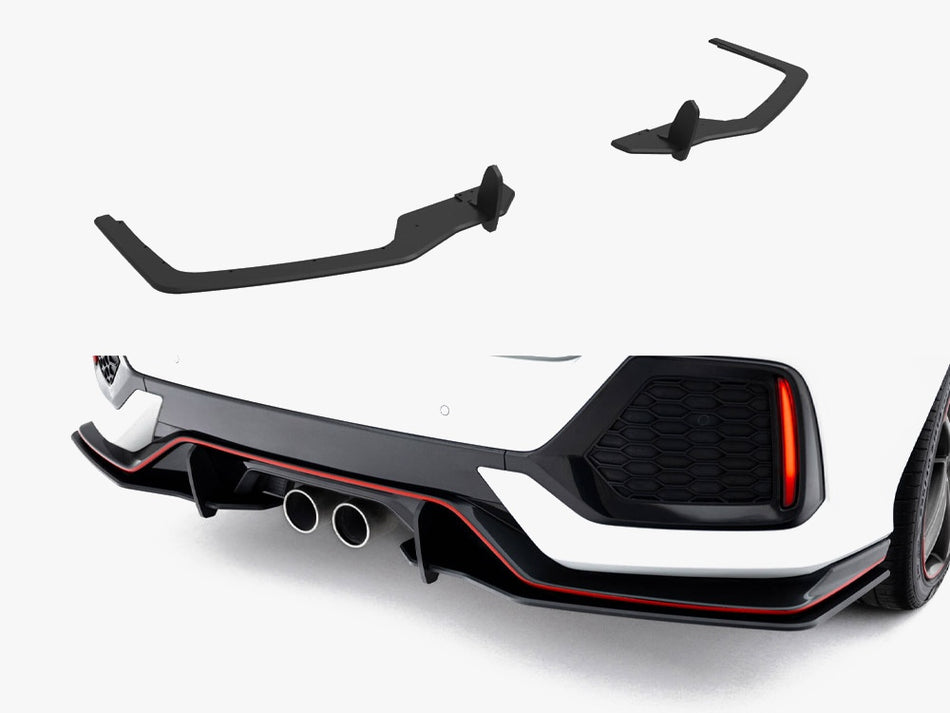 Maxton Street Pro Rear Side Splitters Honda Civic Sport Mk10