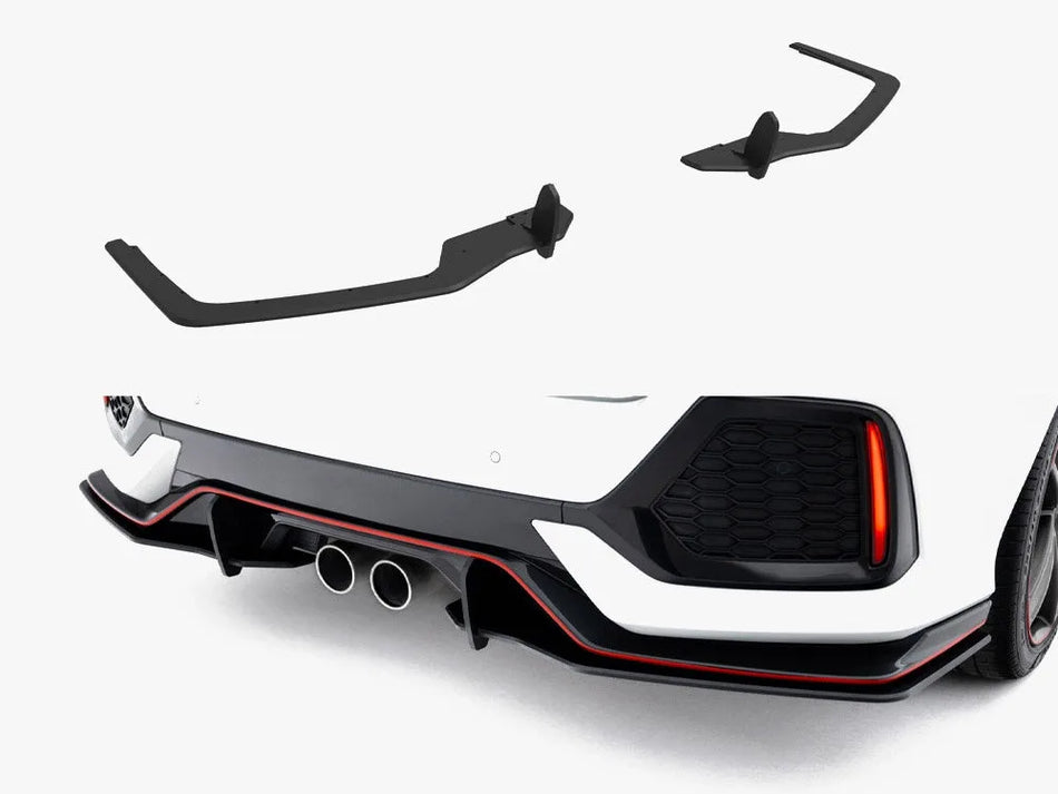 Maxton Street Pro Rear Side Splitters Honda Civic Sport Mk10