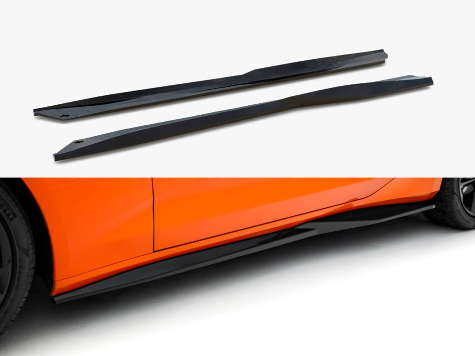 Maxton Side Skirts Diffusers V.1 Chevrolet Camaro SS Mk6 Facelift