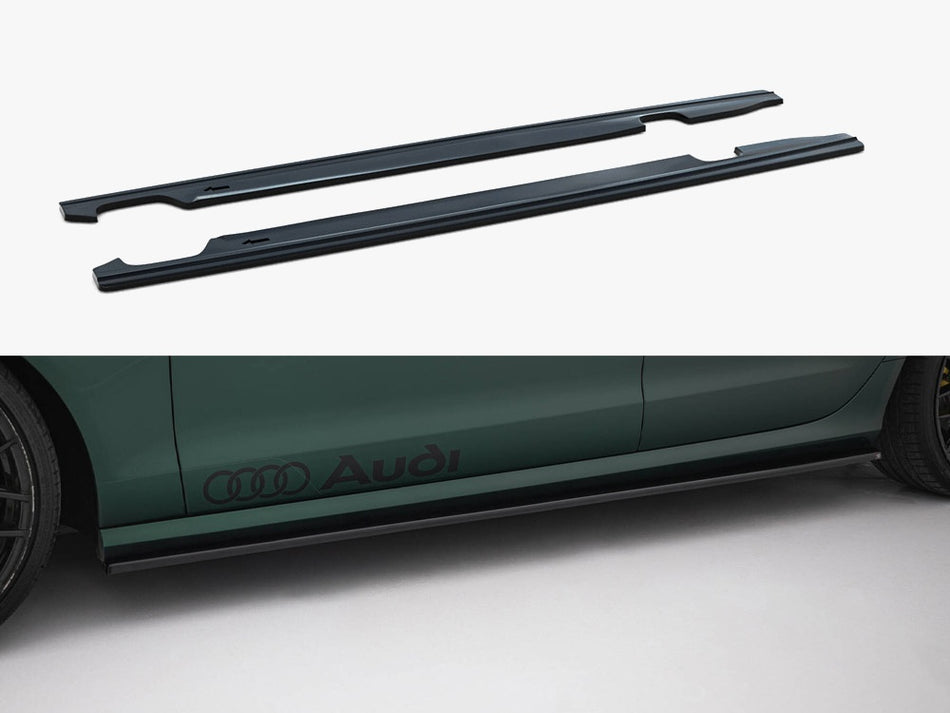 Maxton Side Skirts Diffusers Audi S6 / A6 S-Line C7