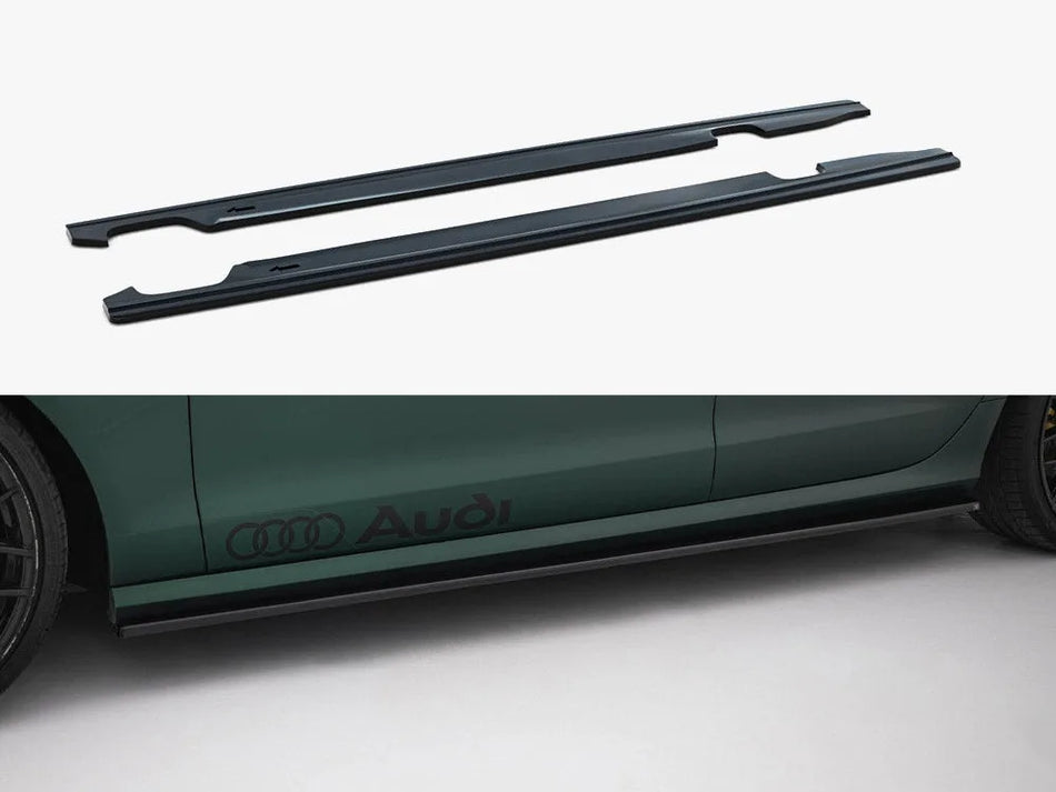 Maxton Side Skirts Diffusers Audi S6 / A6 S-Line C7