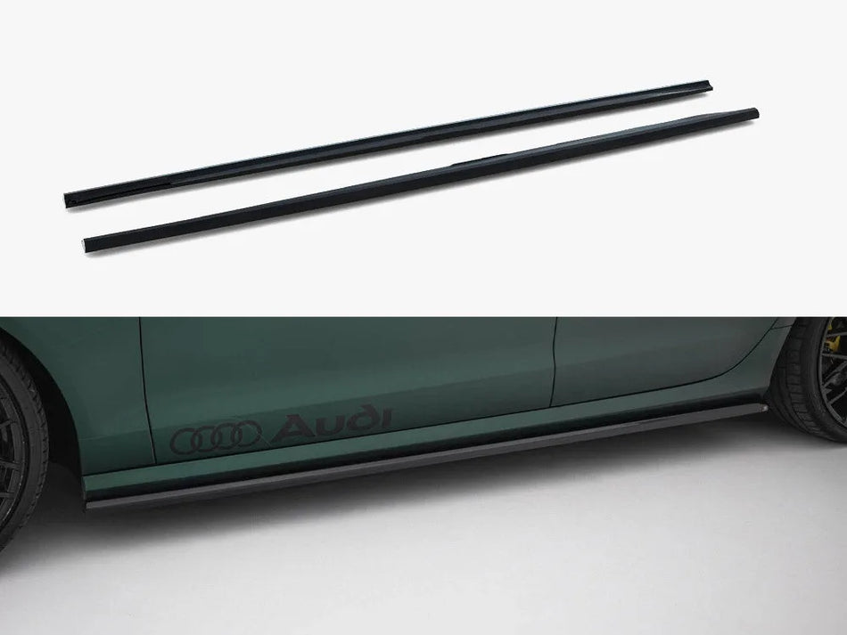 Maxton Side Skirts Diffusers V.2 Audi A6 S-Line / S6 C7