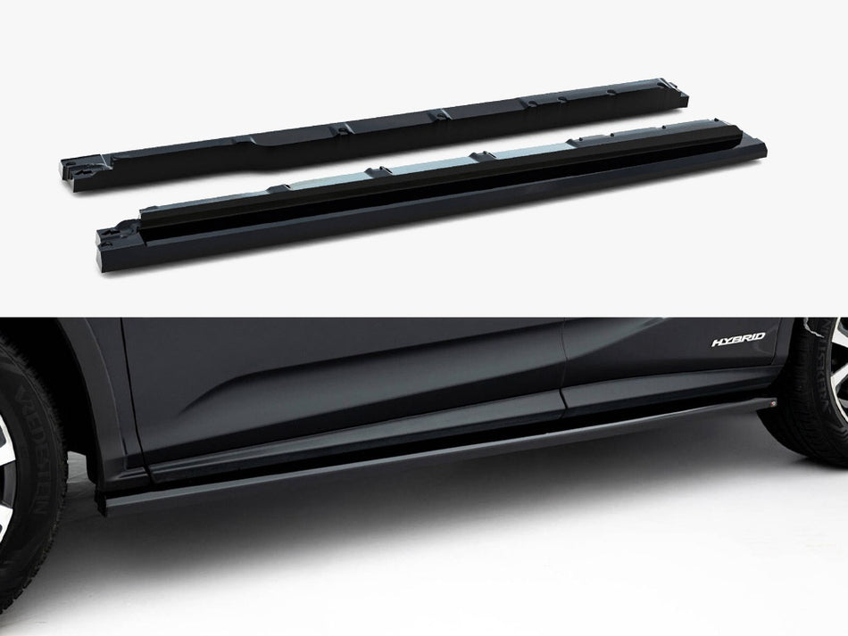 Maxton Side Skirts Diffusers V.2 Lexus RX Mk4 Facelift (version without OEM step rails)