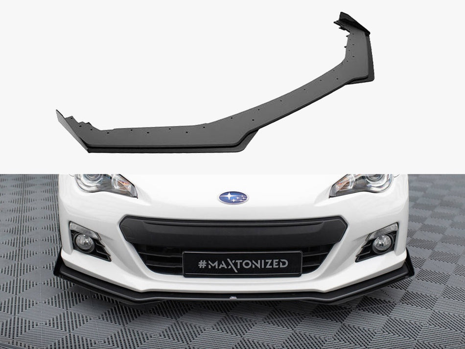 Maxton Street PRO Front Splitter V.1 + Flaps Subaru BRZ Mk1
