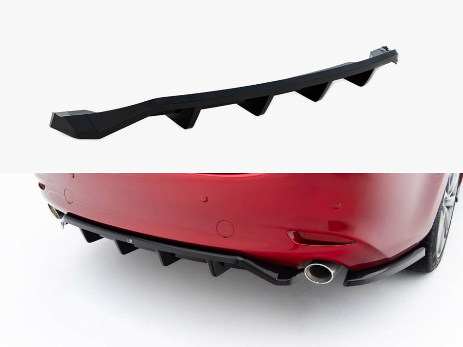 Maxton Rear Splitter (Vertical Bars) Mazda 6 Mk3 Facelift