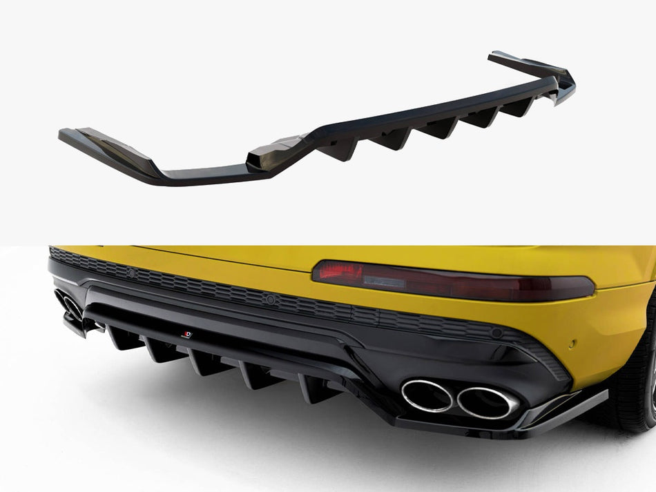 Maxton Rear Splitter (Vertical Bars) Audi SQ7 Mk2 (4M) Facelift
