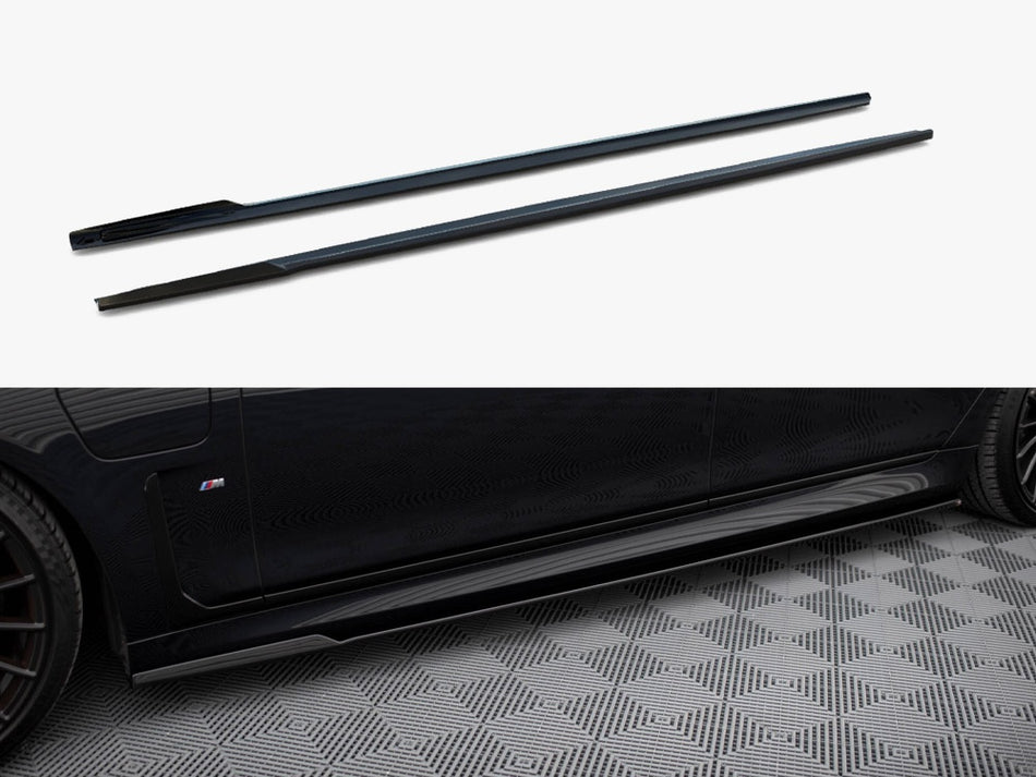 Maxton Side Skirts Diffusers V.2 BMW 7 Long M-Pack G12