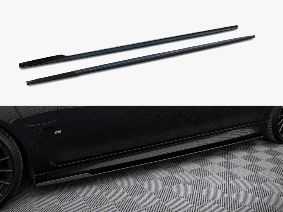 Maxton Side Skirts Diffusers V.2 BMW 7 Long M-Pack G12
