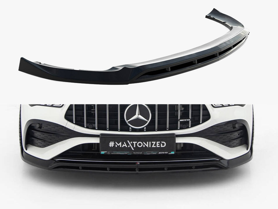 Maxton Front Splitter Mercedes-AMG CLA 35 Coupe / Shooting Brake C118 Facelift / X118 Facelift