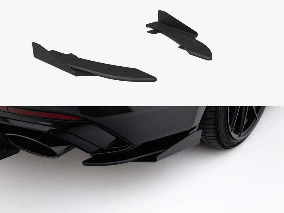 Maxton Street Pro Rear Side Splitters + Flaps Audi RS5 Coupe / Sportback F5