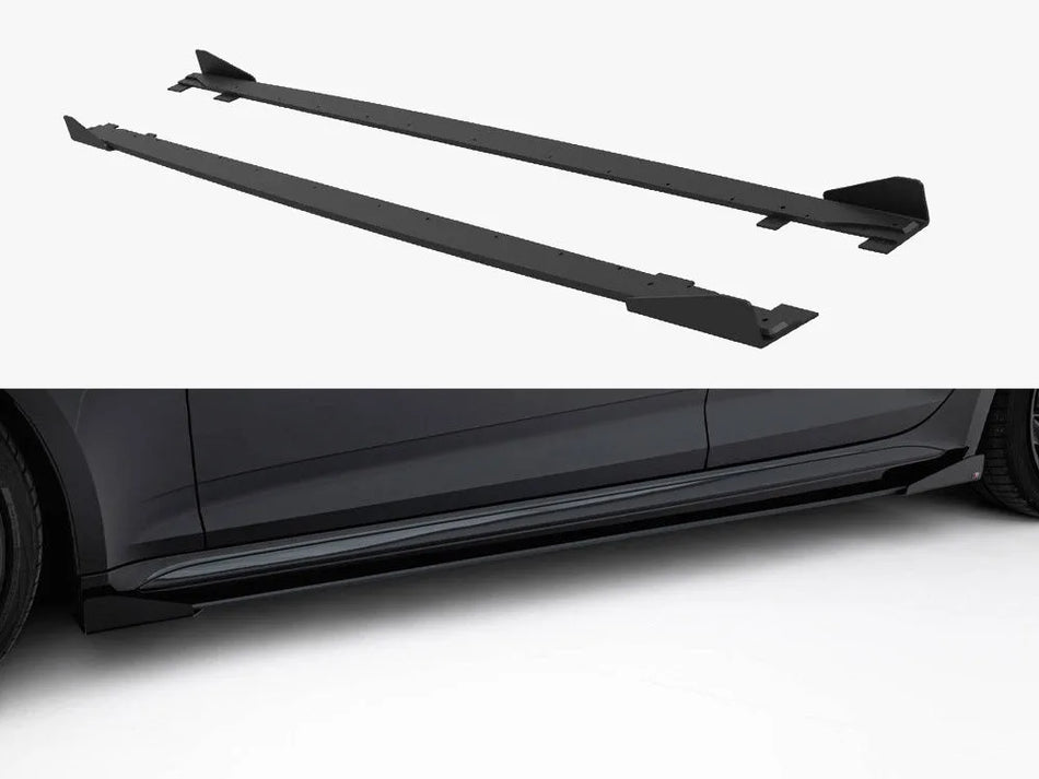 Maxton Street PRO Side Skirts Diffusers + Flaps Audi RS5 Sportback F5