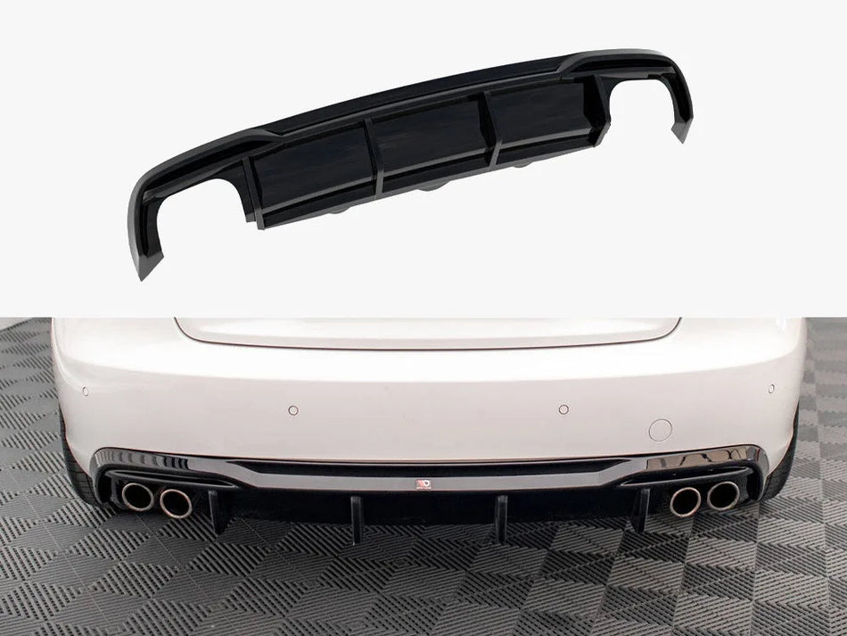 Maxton Rear Valance Audi A5 Coupe 8T Facelift (Version with dual exhausts on both sides)