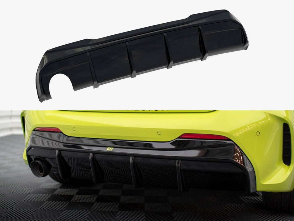 Maxton Rear Valance V.3 BMW 1 F40 M-Pack (Single exhaust version on one side)
