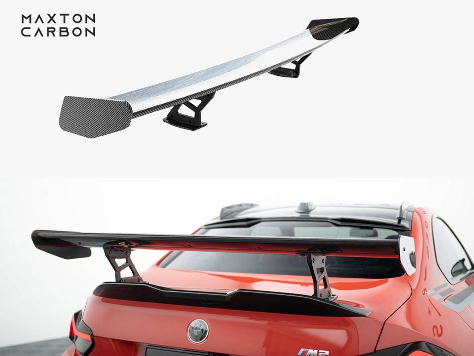 Maxton Carbon Spoiler With Internal Brackets Uprights BMW M2 G87
