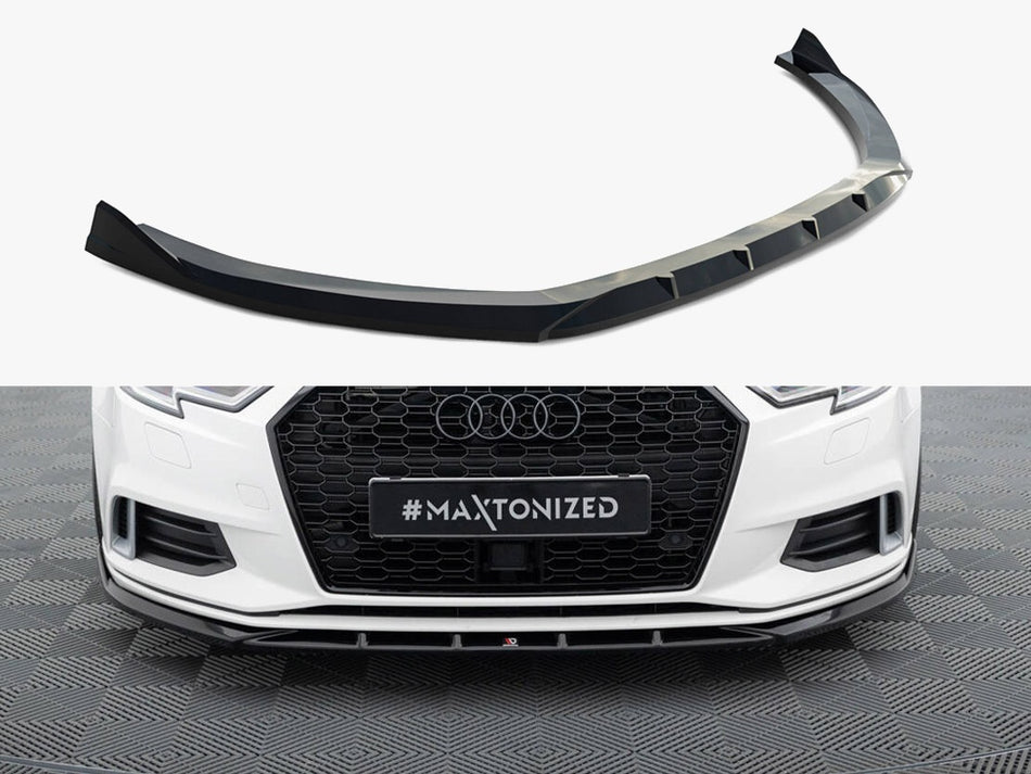 Maxton Front Splitter Audi A3 Sedan 8V Facelift