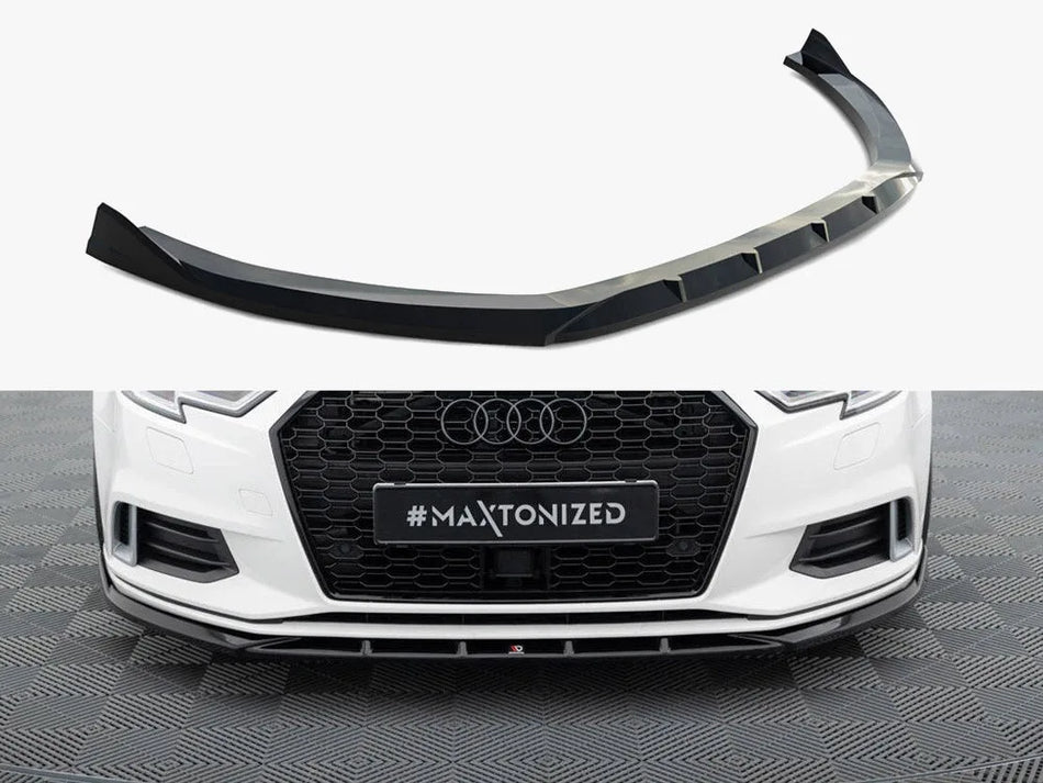 Maxton Front Splitter Audi A3 Sedan 8V Facelift