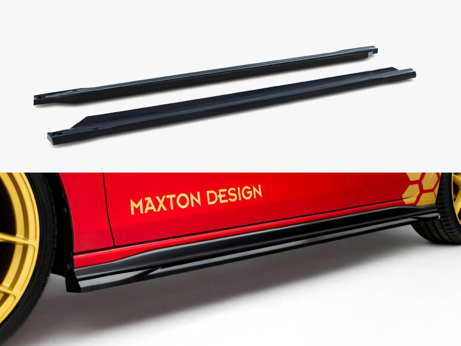 Maxton Side Skirts Diffusers V.1 Volkswagen Golf GTI Clubsport Mk8 Facelift