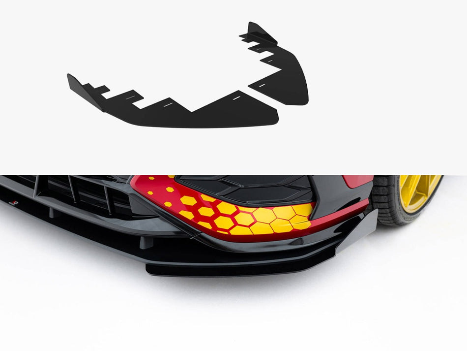 Maxton Front Flaps Volkswagen Golf GTI Clubsport Mk8 Facelift