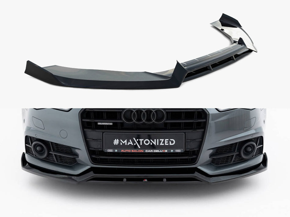 Maxton Front Splitter V.3 Audi A6 / A6 C7 S-Line / S6 C7 Facelift