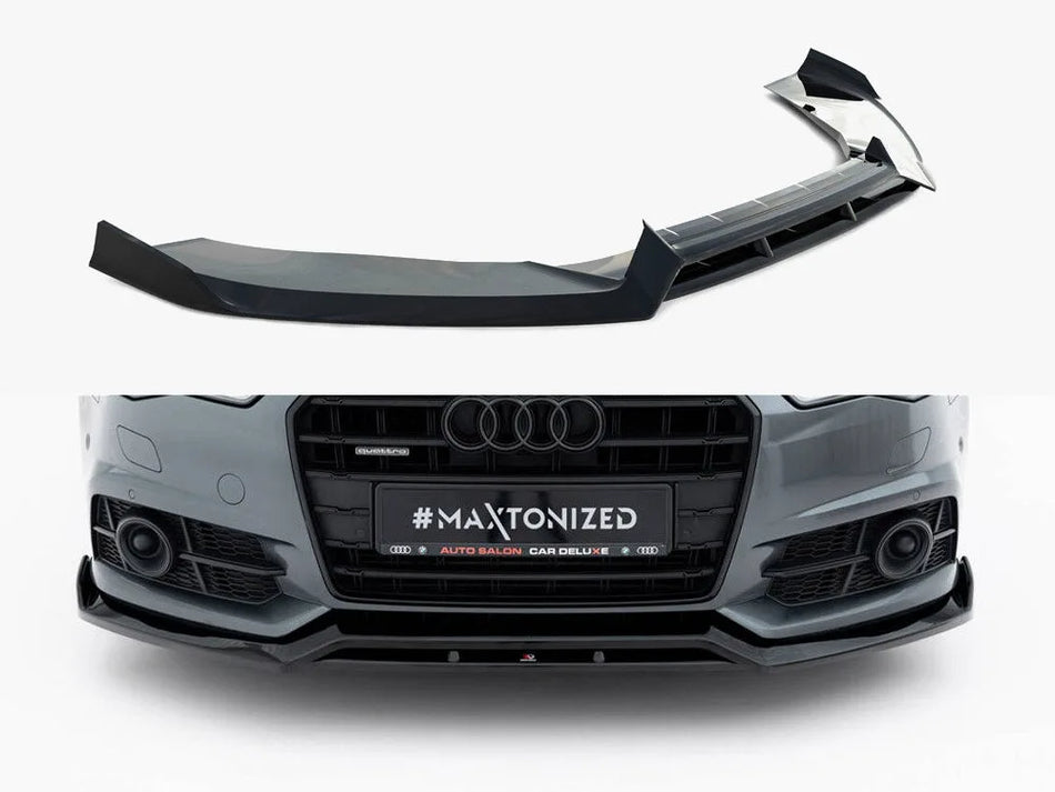 Maxton Front Splitter V.3 Audi A6 / A6 C7 S-Line / S6 C7 Facelift