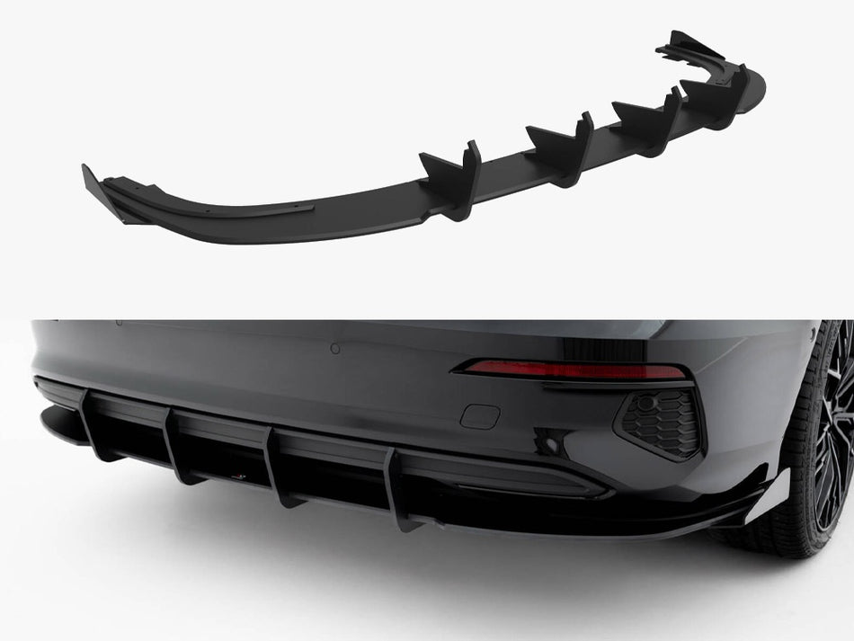 Maxton Street PRO Rear Diffuser + Flaps Audi A3 Sedan 8Y