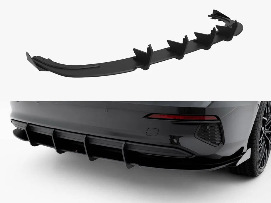 Maxton Street PRO Rear Diffuser + Flaps Audi A3 Sedan 8Y