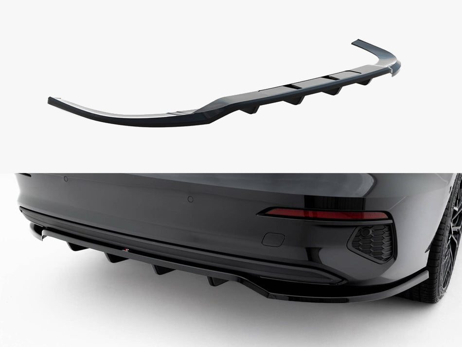 Maxton Rear Splitter (Vertical Bars) Audi A3 Sedan 8Y