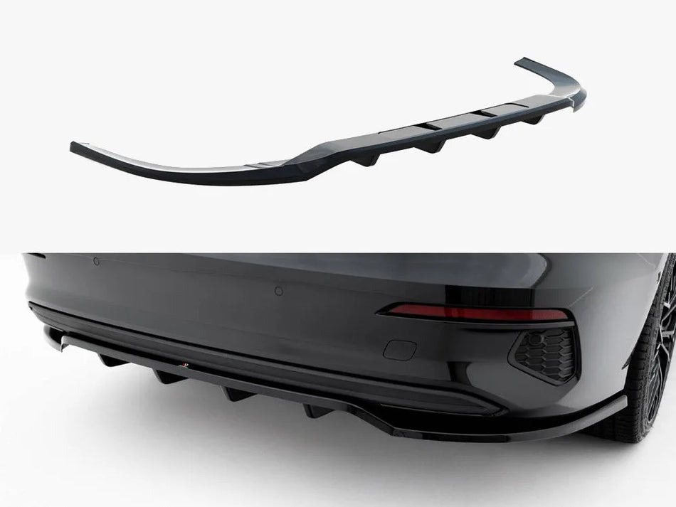 Maxton Rear Splitter (Vertical Bars) Audi A3 Sedan 8Y