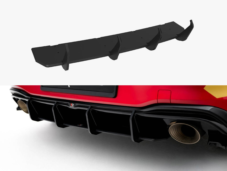 Maxton Street PRO Rear Diffuser V.1 Volkswagen Golf GTI Clubsport Mk8 Facelift
