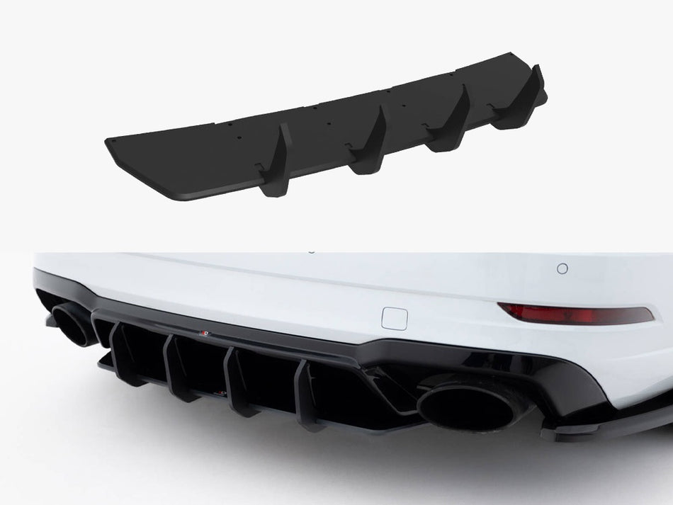 Maxton Street PRO Rear Diffuser V.2 Audi RS3 Sedan 8V Facelift