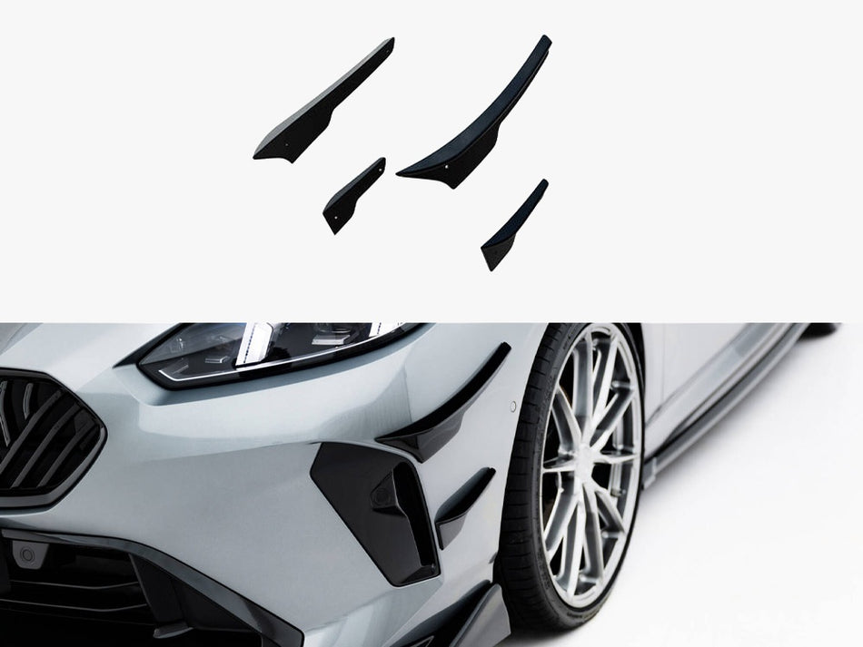 Maxton Front Bumper Wings (Canards) BMW M135i F70